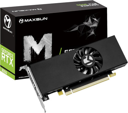 Geforce RTX 3050 6GB Graphics Cards GDDR6 Video Graphics Card GPU for Gaming PC Mini Small Form Factor SSF Slim Low Profile Design PCI Express 4.0, HDMI 2.1, Displayport 1.4A