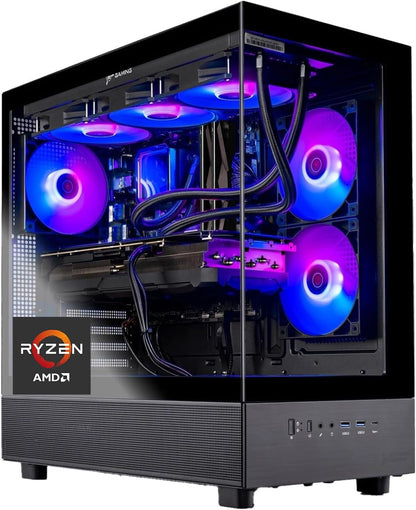 Skytech Gaming PC Desktop, Ryzen 7 9850X3D, RX 9070 XT, 32GB RAM, 2TB SSD