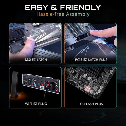 Micro Center AMD 7700X Processor with GIGABYTE B850 Gaming Wifi Motherboard