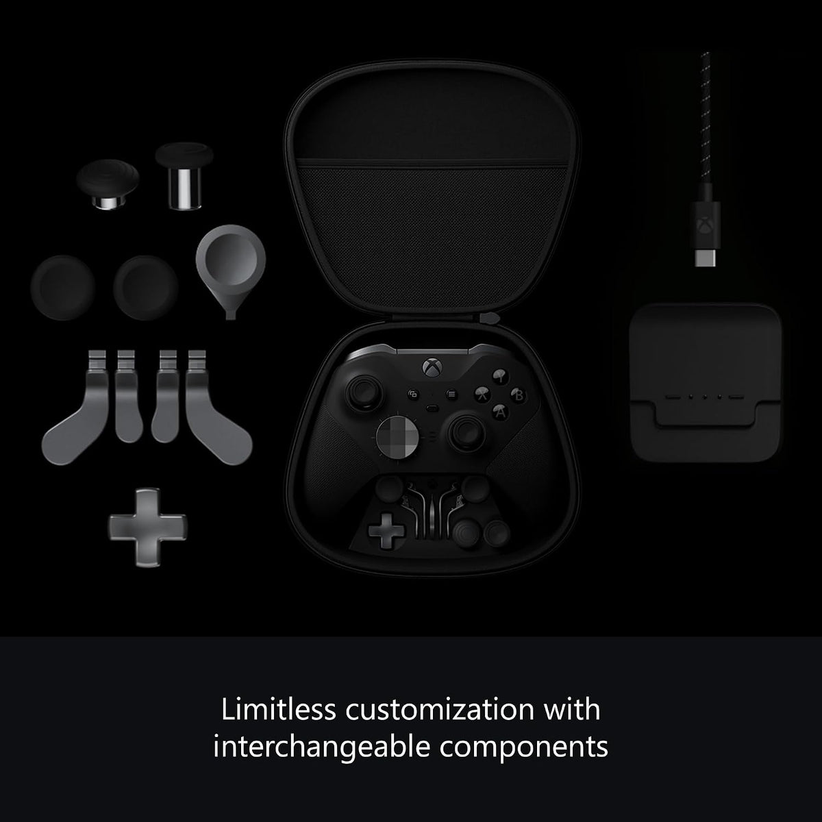 Xbox Wireless Gaming Controller | Elite Series 2 | Black