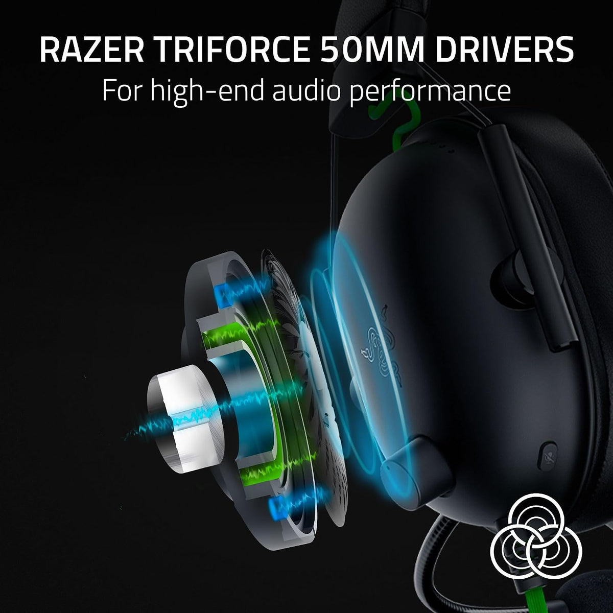 Razer Blackshark V2 X Gaming Headset: 7.1 Surround Sound - 50Mm Drivers - Memory Foam Cushion - for PC, PS4, PS5, Switch - 3.5Mm Audio Jack - Black