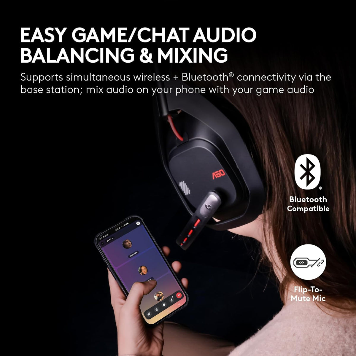 Logitech G Astro A50 Multi-Platform Wireless Gaming Headset - Black